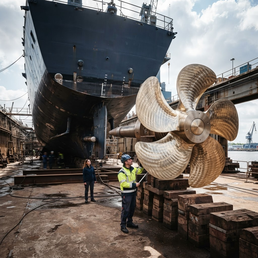 Ship propeller retrofit